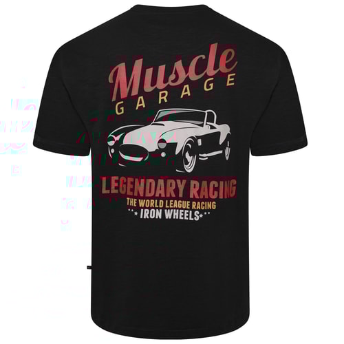 KAM Legendary Racing Slub T-Shirt Black